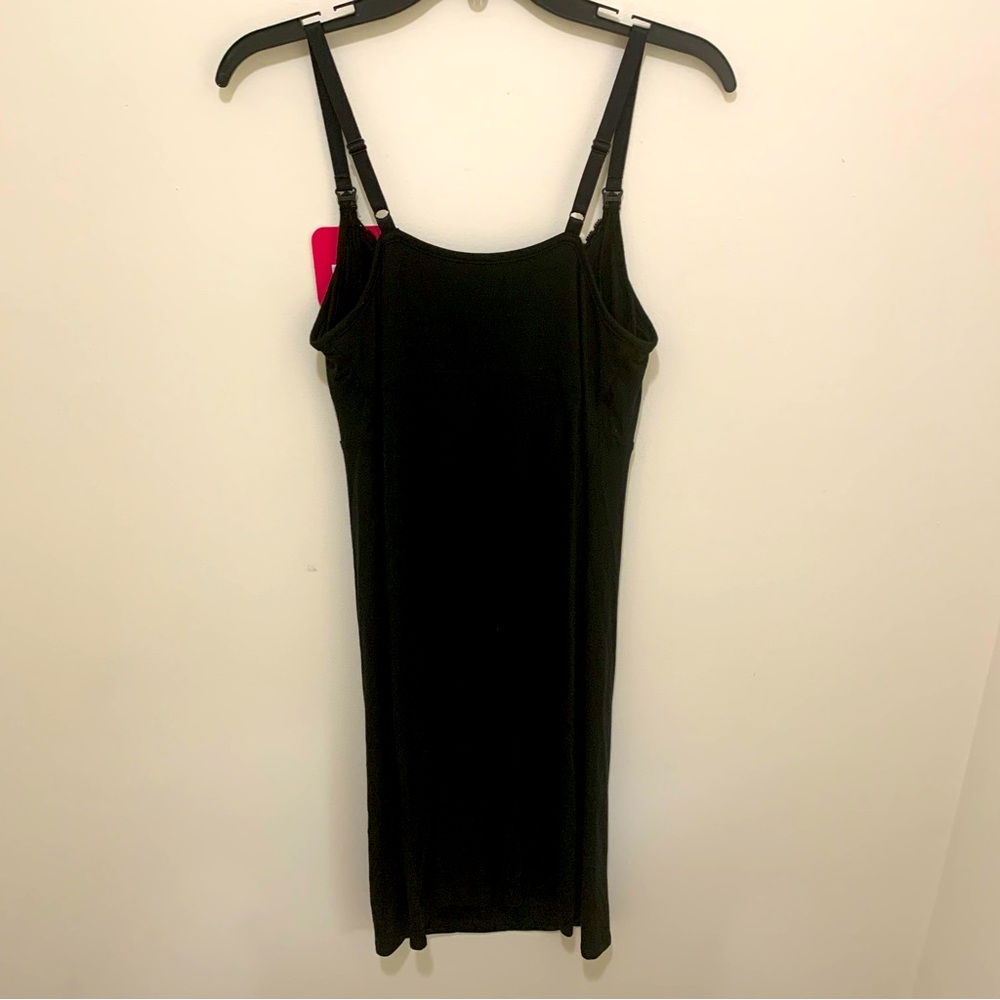 Ingrid And Isabel Black Seamless Maternity Camisole Tank Top slip soft